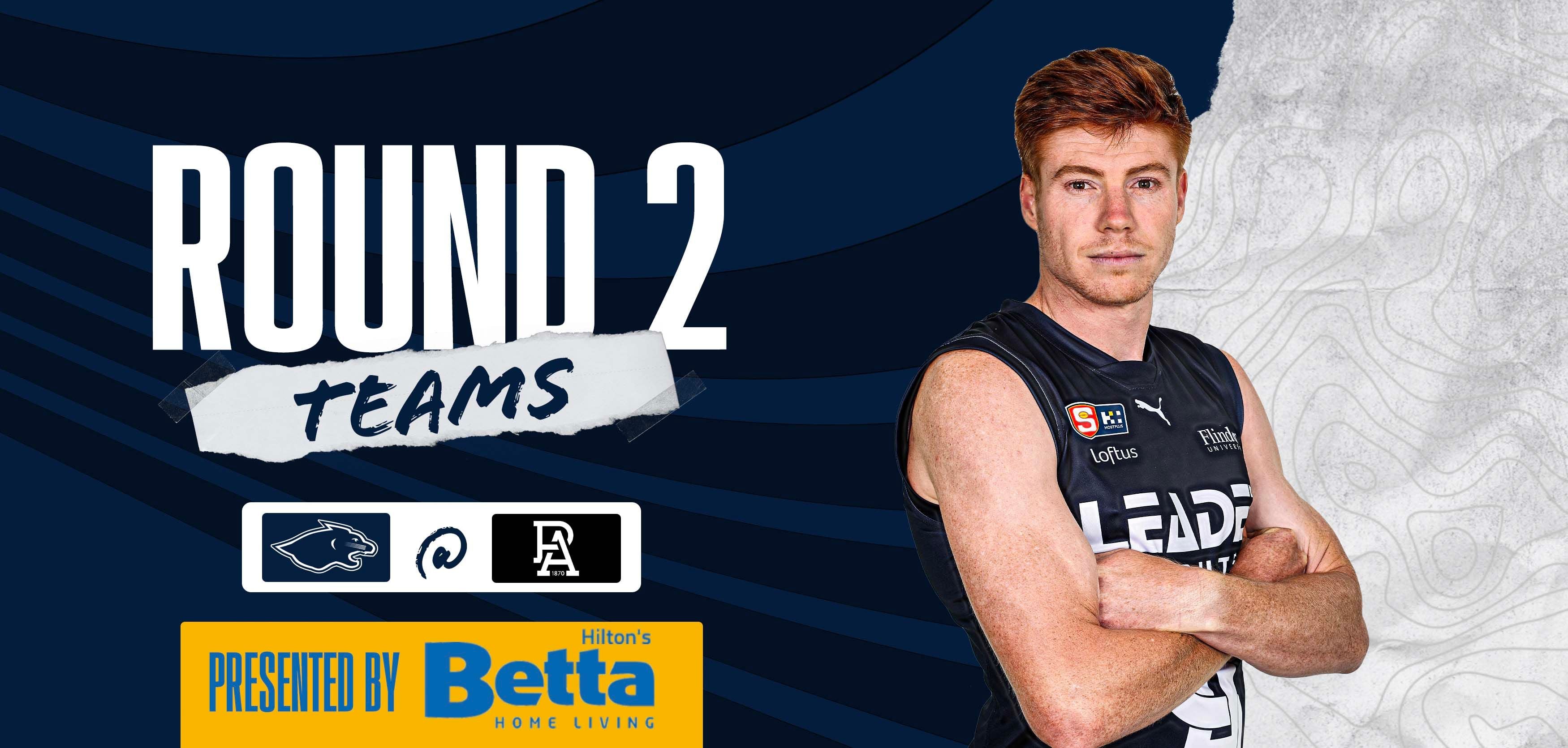 BETTA Team Selection: Round 2 @ Port Adelaide BETTA Team Selection: Round 2 @ Port Adelaide